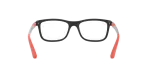 Rayban Optic RY1549-3652 ดำด้าน เด็ก Rayban Optic RY1549-3652 แว่นสายตาเด็กดำด้าน ด้านหลัง