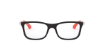 Rayban Optic RY1549-3652 ดำด้าน เด็ก Rayban Optic RY1549-3652 แว่นสายตาเด็กดำด้าน ด้านหน้า