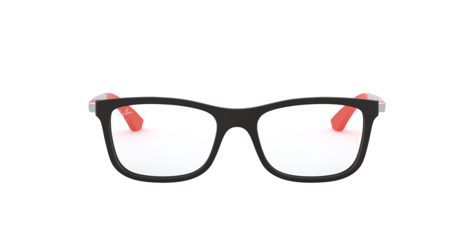 Rayban Optic RY1549-3652 ดำด้าน เด็ก Rayban Optic RY1549-3652 แว่นสายตาเด็กดำด้าน ด้านหน้า