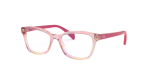 Rayban Optic RY1591 3806 Fuchsia Striped Multicolor Rayban RY1591 3806 close-up ด้านหน้า