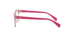 Rayban Optic RY1591 3806 Fuchsia Striped Multicolor แว่นสายตา Rayban RY1591 3806 มุมข้าง โครงสร้าง Flexible Frame อะซิเตท