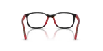 Rayban Optic RY1644 3928 Black Rubber Red Rayban RY1644 3928 ขาแว่นด้านใน