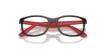 Rayban Optic RY1644 3928 Black Rubber Red Rayban RY1644 3928 close-up ด้านหน้า