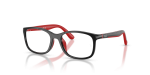 Rayban Optic RY1644 3928 Black Rubber Red Rayban RY1644 3928 มุมเอียง 3/4
