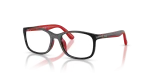 Rayban Optic RY1644 3928 Black Rubber Red Rayban RY1644 3928 มุมเอียง 3/4