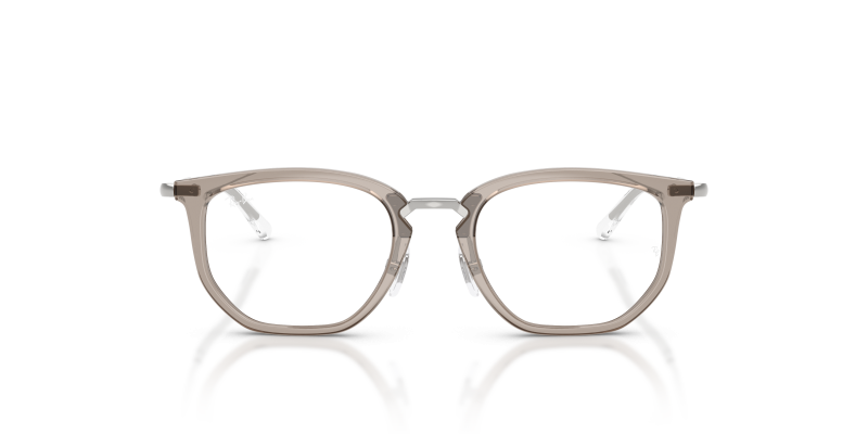 แว่นสายตา Rayban RY9085V 7519 ด้านหน้า ไนลอนเทาโปร่งใส สำหรับเด็ก