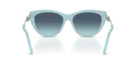 Tiffany & Co Sun TF4253F 80559S Black On Tiffany Blue Azure Gradient Tiffany & Co TF4253F 80559S ขาแว่นด้านใน ขาโลหะเงิน