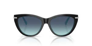 Tiffany & Co TF4253F 80559S แว่นกันแดดตาแมว Black On Tiffany Blue ผู้หญิง