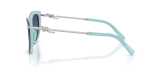 Tiffany & Co Sun TF4253F 80559S Black On Tiffany Blue Azure Gradient แว่นกันแดด Tiffany TF4253F 80559S มุมข้าง Tiffany Blue ขาแว่นเงิน