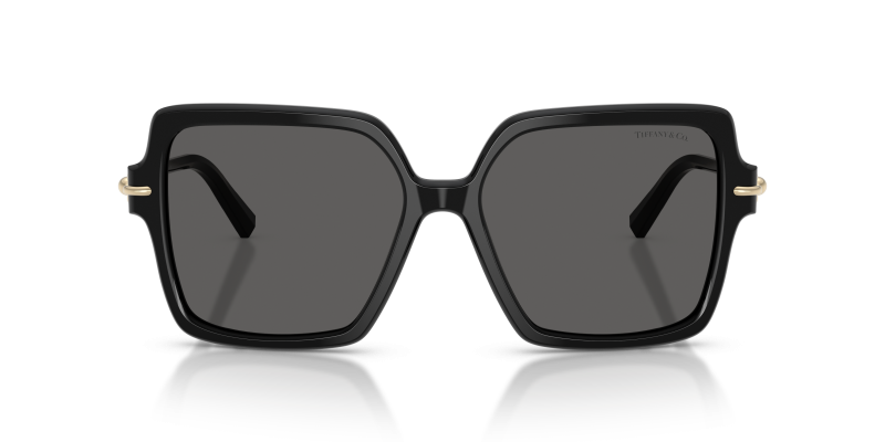 Tiffany & Co Sun TF4260U 8001S4 Black Dark Grey Tiffany & Co TF4260U 8001S4 แว่นกันแดดสี่เหลี่ยมอะซิเตทดำ เลนส์เทาเข้ม ผู้หญิง