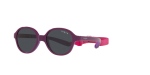 Vogue Sun VJ2012 297687 Violet On Rubber Violet Dark Grey แว่นกันแดด Vogue VJ2012 297687 เลนส์เทาเข้ม มุมมองปิดขา