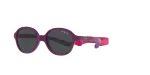 Vogue Sun VJ2012 297687 Violet On Rubber Violet Dark Grey แว่นกันแดด Vogue VJ2012 297687 เลนส์เทาเข้ม มุมมองปิดขา