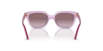 Vogue Sun VJ2021 27808H Transparent Pink Violet Gradient แว่นกันแดด Vogue VJ2021 27808H กรอบเรขาคณิต มุมมองด้านหลัง