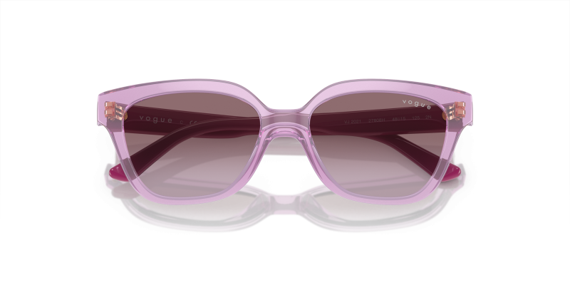 แว่นกันแดด Vogue VJ2021 27808H เลนส์ไล่ระดับสีม่วง มุมมองพับขา