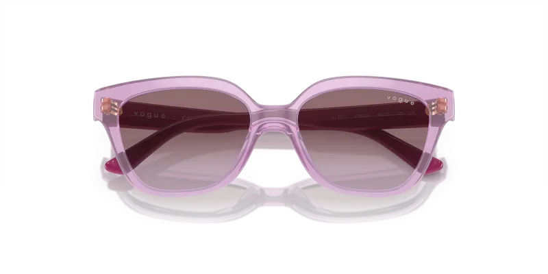 แว่นกันแดด Vogue VJ2021 27808H เลนส์ไล่ระดับสีม่วง มุมมองพับขา