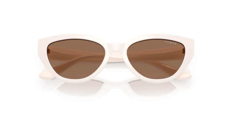 แว่นกันแดด Vogue VJ2026 312473 เลนส์น้ำตาลเข้ม Dark Brown มุมมองพับขา