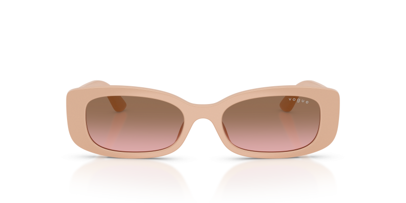 Vogue Sun VJ2031 326314 Powder Pink Brown Pink Gradient แว่นกันแดด Vogue VJ2031 326314 สีชมพูแป้งฝุ่น ด้านหน้า