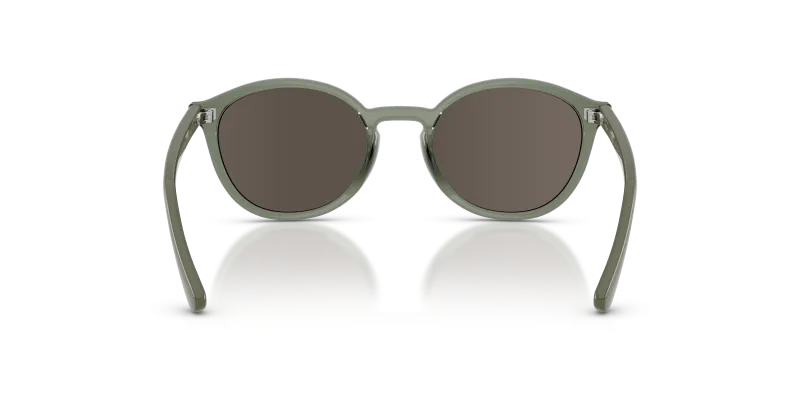Vogue VJ2033 30866G ด้านหลัง โครงเขียวโปร่งใสทรงกลม