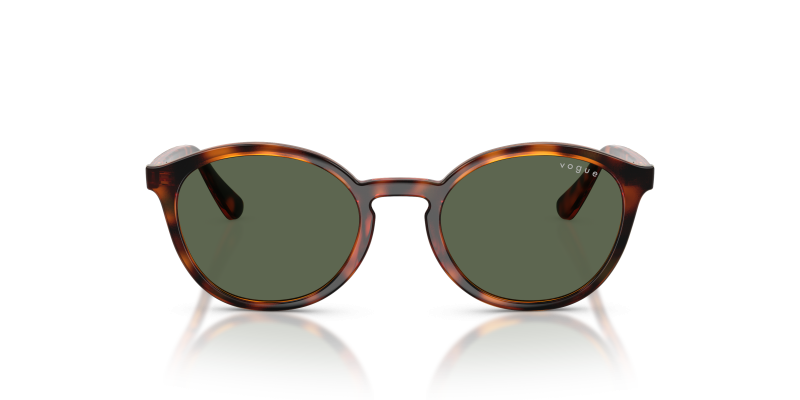 Vogue Sun VJ2033 W65671 Dark Havana Dark Green แว่นกันแดด Vogue VJ2033 W65671 สีฮาวานาเข้ม ด้านหน้า