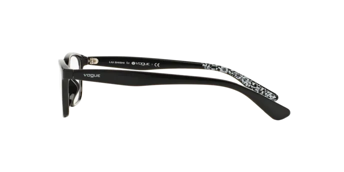 แว่นสายตา Vogue VO5024D W44 มุมข้าง กรอบดำขัดเงา