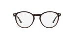 Vogue Optic VO5367 W656 Dark Havana Vogue VO5367 W656 แว่นสายตาอะซิเตทฮาวานาเข้มทรงกลมสำหรับผู้ชาย