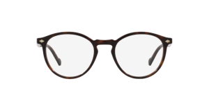 Vogue VO5367 W656 แว่นสายตาอะซิเตทฮาวานาเข้มทรงกลมสำหรับผู้ชาย