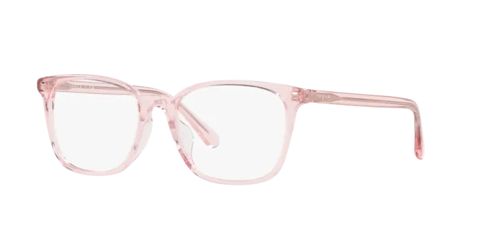 Vogue VO5399D 2828 close-up ด้านหน้า สีชมพูโปร่งแสงอะซิเตท