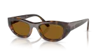 แว่นกันแดด Vogue Sun VO5616S 271883 Total Dark Havana Dark Brown Polarized แว่นกันแดด Vogue VO5616S 271883 มุมเอียง 3/4