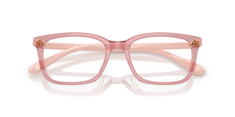Vogue VO5643D 2921 close-up ด้านหน้า อะซิเตทชมพูโปร่งใสทรงหมอน