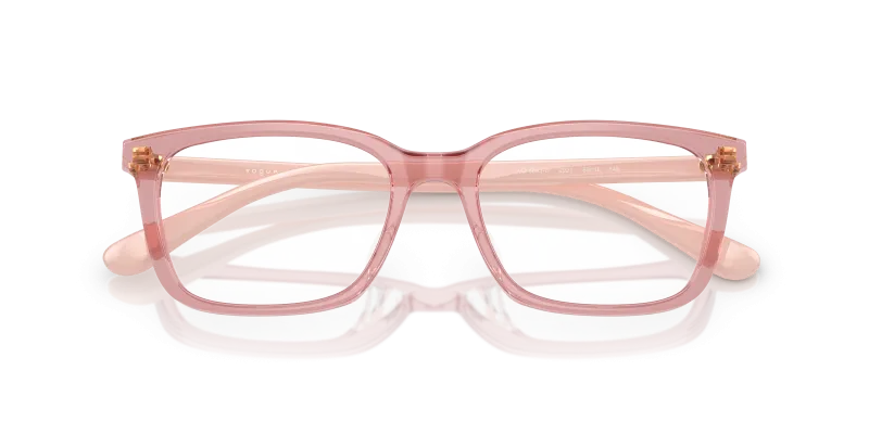 Vogue VO5643D 2921 close-up ด้านหน้า อะซิเตทชมพูโปร่งใสทรงหมอน