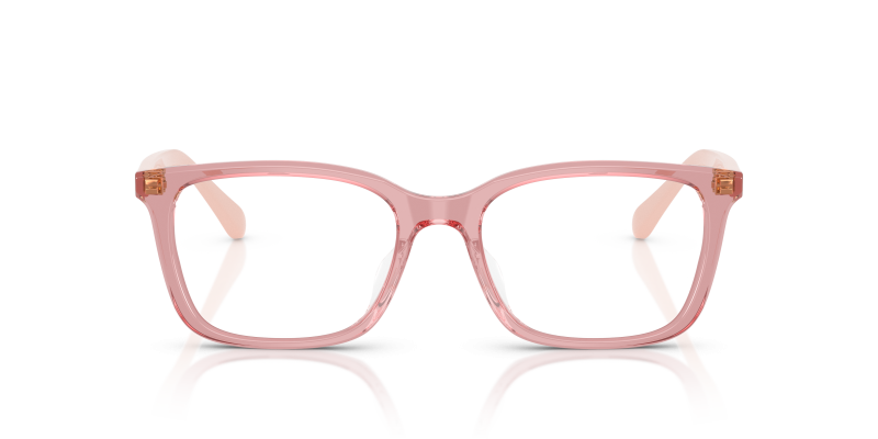 Vogue Optic VO5643D 2921 Transparent Pink Vogue VO5643D 2921 ด้านหน้า แว่นสายตาอะซิเตทชมพูโปร่งใสทรงหมอน ผู้หญิง