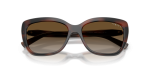 Vogue Sun VO5678SB 2386T5 Brown Havana Grey Gradient Polarized Vogue VO5678SB 2386T5 close-up ด้านหน้า ลายฮาวานาน้ำตาลทรงผีเสื้อ