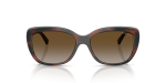 Vogue Sun VO5678SB 2386T5 Brown Havana Grey Gradient Polarized Vogue VO5678SB 2386T5 ด้านหน้า แว่นกันแดดผีเสื้อฮาวานาน้ำตาล โพลาไรซ์ ผู้หญิง