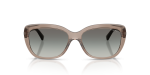 Vogue Sun VO5678SB 294011 Transparent Brown Gradient Grey Vogue VO5678SB 294011 ด้านหน้า แว่นกันแดดผีเสื้อน้ำตาลโปร่งใส เลนส์เทา ผู้หญิง