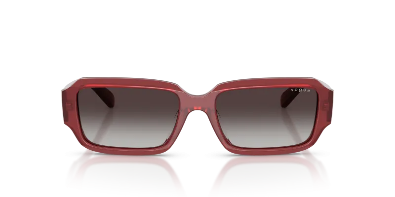 Vogue VO5693SU 32818G ด้านหน้า แว่นกันแดดอะซิเตทม่วงโอปอลแมกเจนตา ผู้หญิง