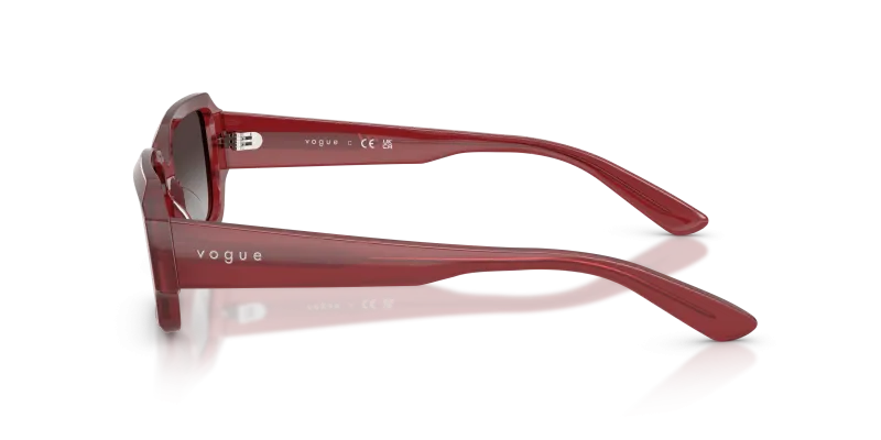 แว่นกันแดด Vogue VO5693SU 32818G มุมข้าง ประกาย Opal Magenta อะซิเตท