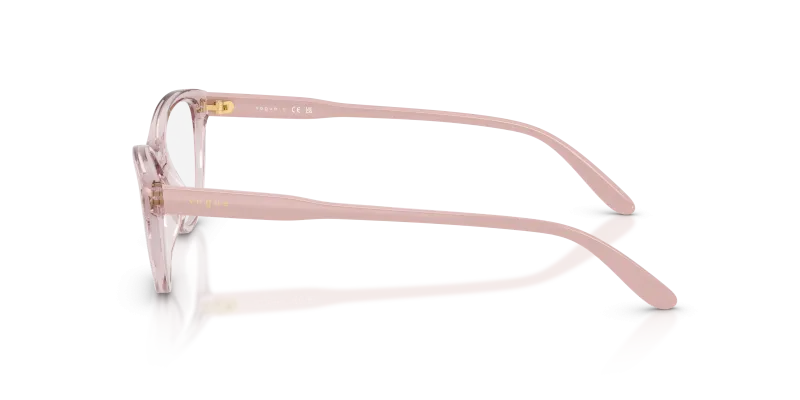 แว่นสายตา Vogue VO5703U 2942 มุมข้าง ขาแว่น Full Antique Pink