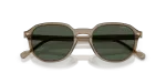 Vogue Sun VO5707S 32939A Transparent Brown Heart Dark Green Polarized Vogue VO5707S 32939A close-up ด้านหน้า เลนส์ Dark Green Polarized