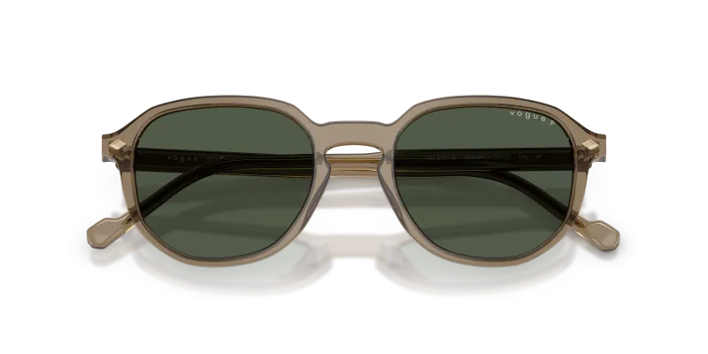 Vogue VO5707S 32939A close-up ด้านหน้า เลนส์ Dark Green Polarized