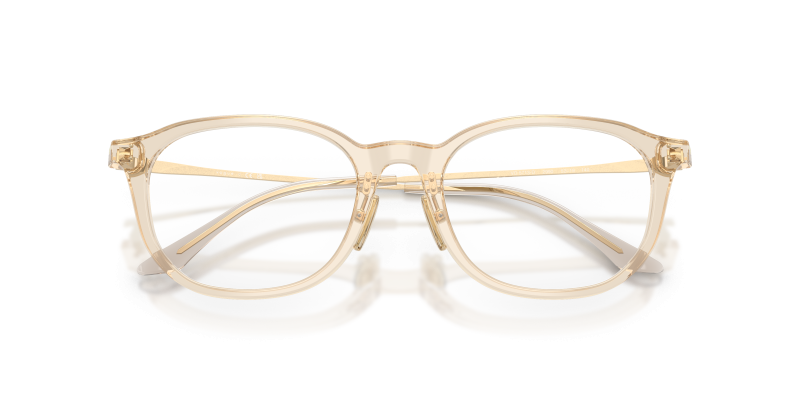 Vogue VO5713D 2990 close-up ด้านหน้า คาราเมลโปร่งใส