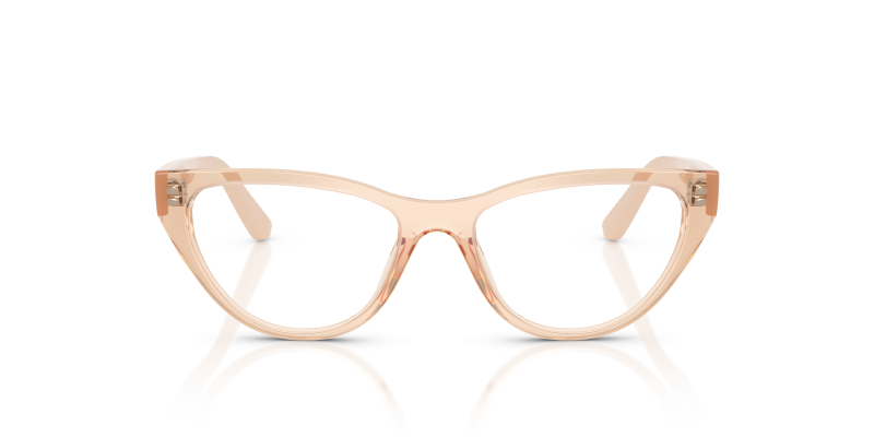 Vogue Optic VY2035 3052 Transparent Peach Vogue VY2035 3052 แว่นสายตาเด็กไนลอนพีชโปร่งใส ทรงตาแมว ด้านหน้า