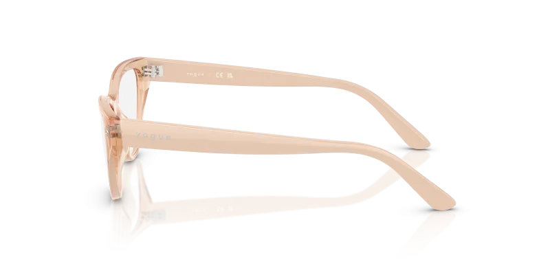 แว่นสายตา Vogue VY2035 3052 มุมข้าง ขาแว่น Full Beige