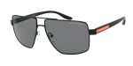 แว่นกันแดด Armani Exchange AX2037S 600081 Matte Black Polarized Grey