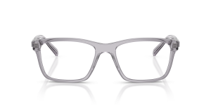 Armani Exchange AX3114F 8239 แว่นสายตากรอบอะซิเตทสีเทาโปร่งใสประกาย สำหรับผู้ชาย