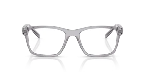 Armani Exchange AX3114F 8239 แว่นสายตากรอบอะซิเตทสีเทาโปร่งใสประกาย สำหรับผู้ชาย