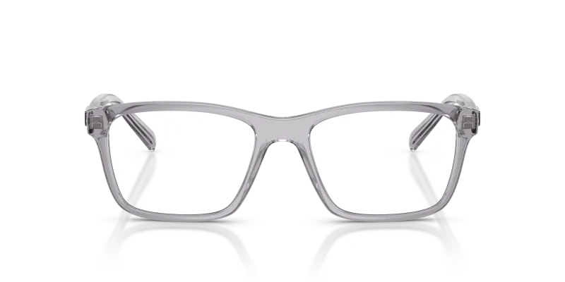 Armani Exchange AX3114F 8239 แว่นสายตากรอบอะซิเตทสีเทาโปร่งใสประกาย สำหรับผู้ชาย