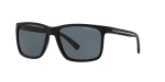 Armani Exchange Sun AX4041SF 815787 Matte Blue Grey Armani Exchange AX4041SF 815787 close-up ด้านหน้า