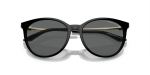Armani Exchange Sun AX4140SF 815887 Shiny Black Dark Grey Armani Exchange AX4140SF 815887 close-up ด้านหน้า