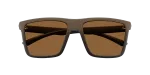 Armani Exchange Sun AX4162SU 839173 Matte Brown Gradient Brown Armani Exchange AX4162SU 839173 close-up ด้านหน้า