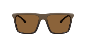Armani Exchange AX4162SU 839173 แว่นกันแดดทรงเหลี่ยมกรอบน้ำตาลด้านเลนส์น้ำตาล สำหรับผู้ชาย
